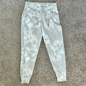 Athleta I Gray White‎ Tie Dye Jogger Sweatpants I Size S I  Relaxed Fit